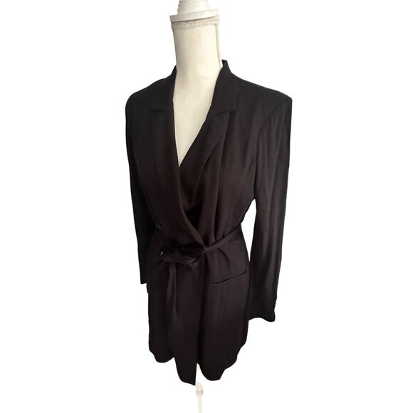 SANCTUARY Black Blazer Suit Dress Size M NEW with tags - Picture 2 of 6